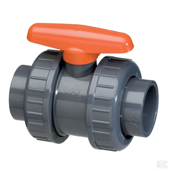 KS110110PVC Шаровой кран, ПВХ DIL 110x110