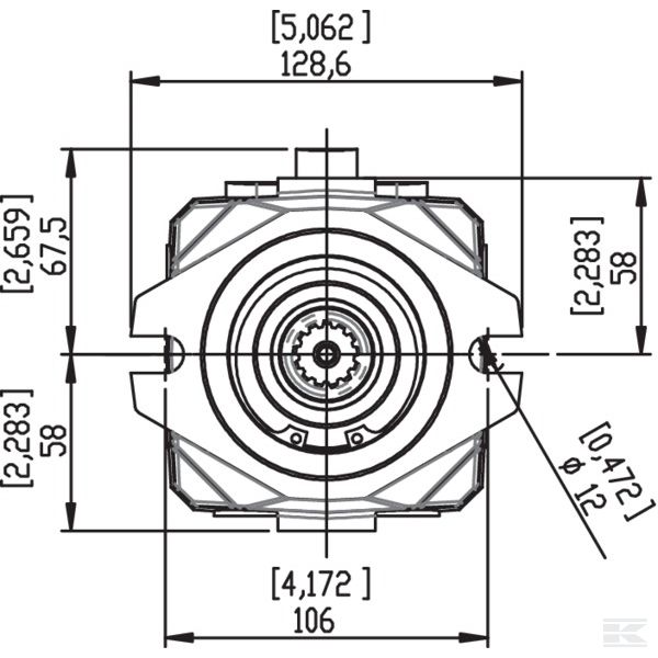 KPMF282B5T MF-28-2-B-5-T