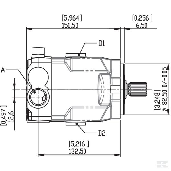 KPMF282B5T MF-28-2-B-5-T