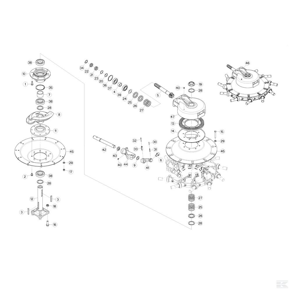 K8013380XV Дисковый кулачок Kuhn
