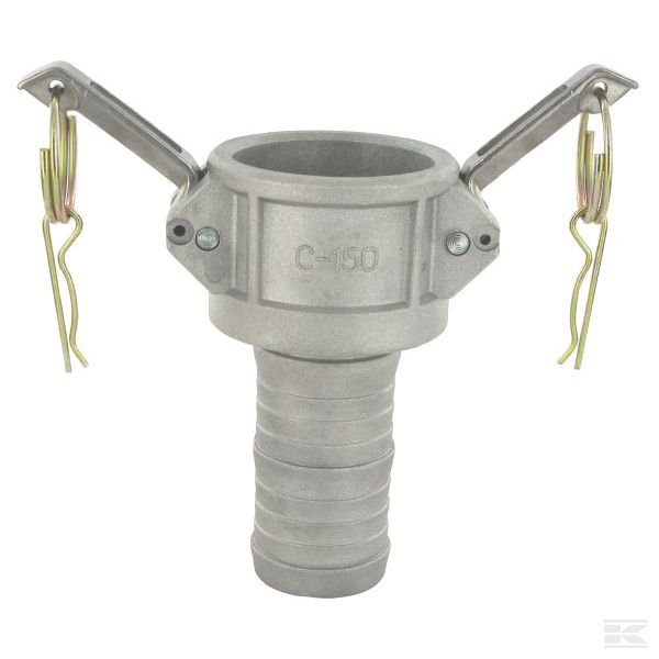HCN100CAL038 Camlock C 1 1/2" с насад.алюм. алюм.