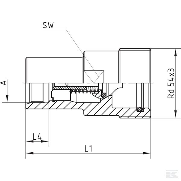 HAF16D30 Муфта сцепления M30