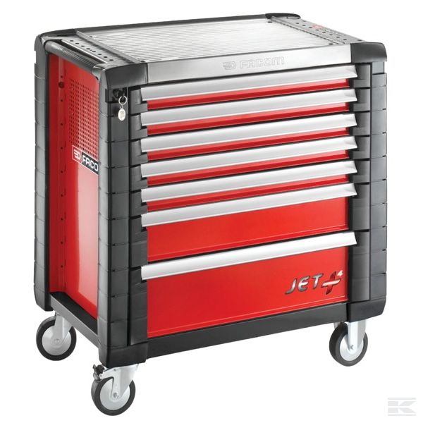 JET7M4BNL JET+4 инстр. тел. 7 ящ. крас.