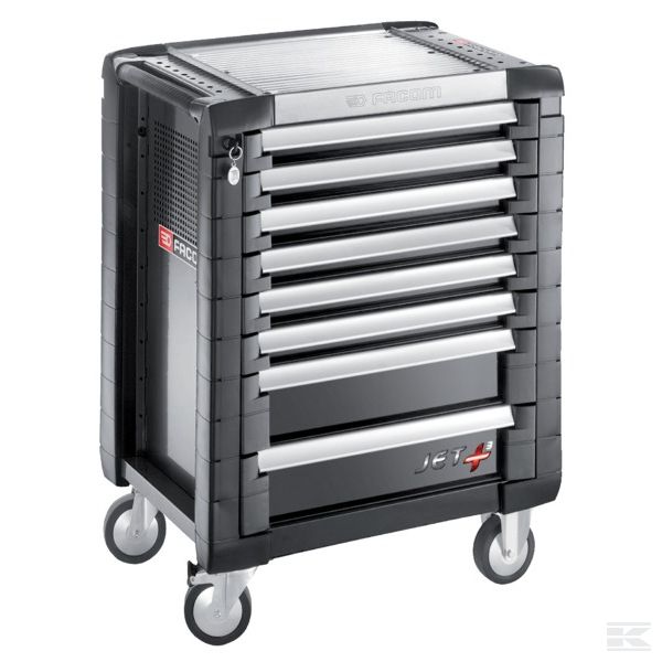 JET8GM3BNL JET+3 инстр. тел. 8 ящ. черн.