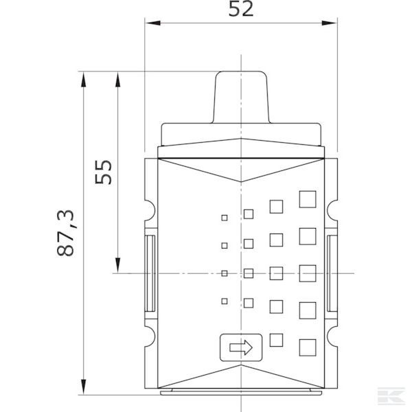 KH3G14IPB1 3/2-ходовой шаровой кран 1/4"