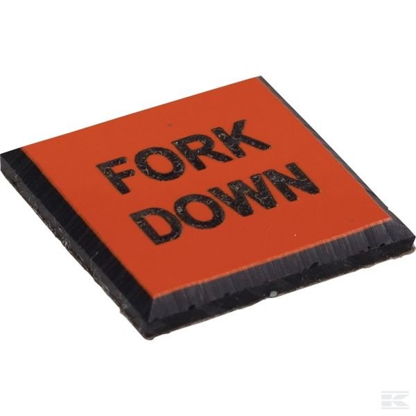 ICA9PLFD Табличка FORK DOWN Icarus H