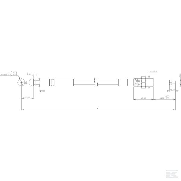 IMCWB1500 Кабель с шаров. голов. 1500 мм