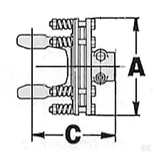 146284013 Муфта фрикционная 1 3/4 T80 6част.