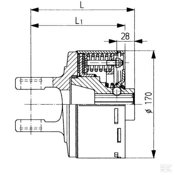 561075090 56.107.50 K96/W2400 муфта