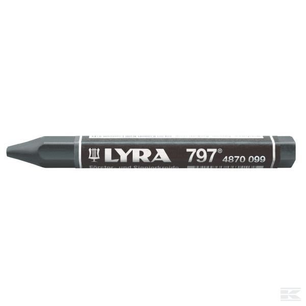 FW4870099 Мел для лесохозяйственных работ, черный (12 штук