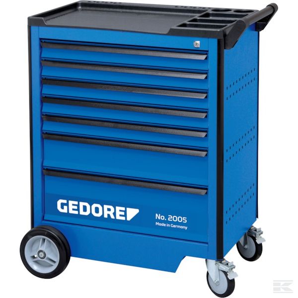GW2005TS308 +Tool trolley + tools 308 pcs.