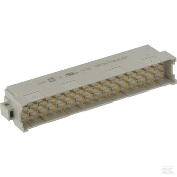 DIN4161248M Штекерный разъем 48 P. Male DIN41612