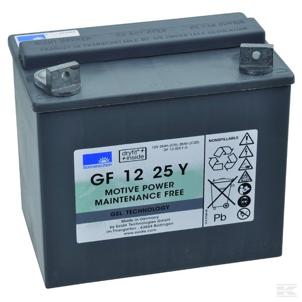 DF12V30 Аккумулятор 12V 28Ah gel