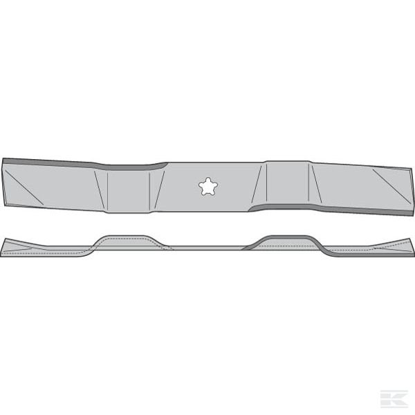 FGP011074 Нож запасной 491x57,1x3,5 мм