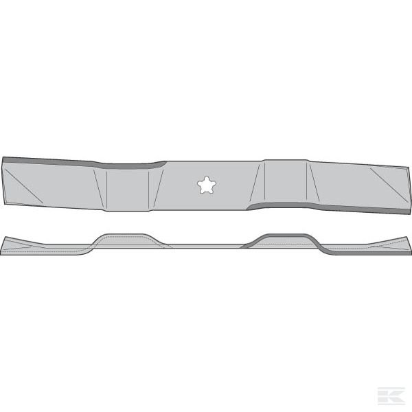 FGP011075 Нож запасной 535x57,1x3,4 мм