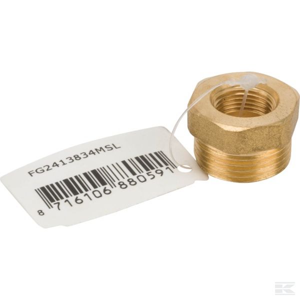 FG2413834MSL Переходник Внут.р. 3/8" x Нар.р. 3/4"