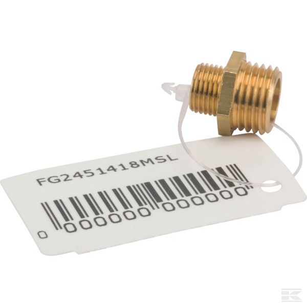 FG2451418MSL Переходник 2xНар.р. 1/4" x 1/8"