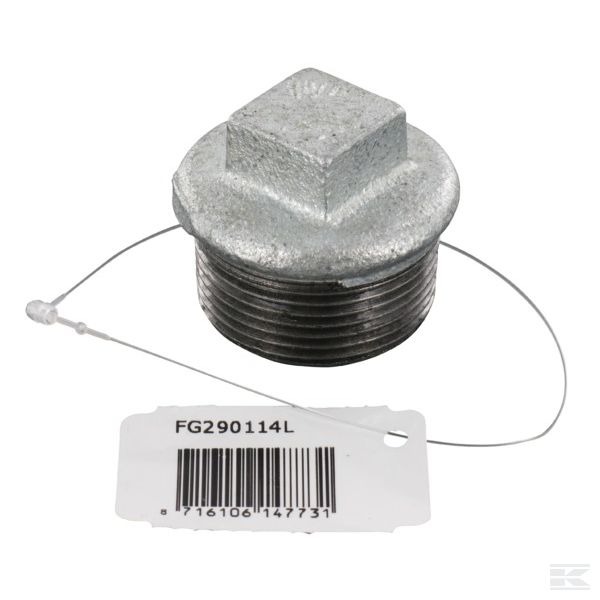 FG290212 Пробка оцинков. AG 2 1/2"