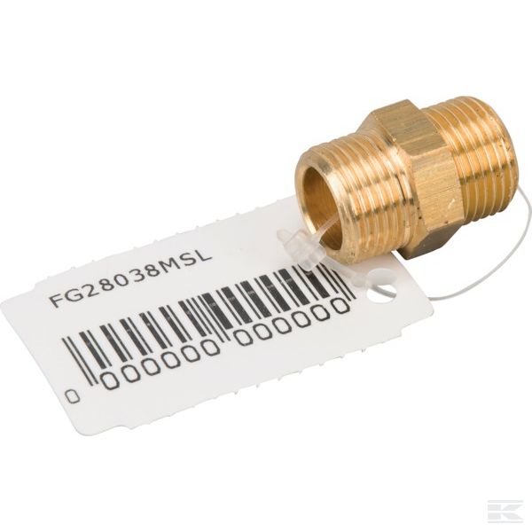 FG28038MSL Лат. муфта 2xНар.р. 3/8"