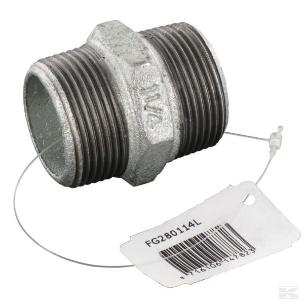 FG280212RVS Ниппель нст 2xНар.р.2 1/2"