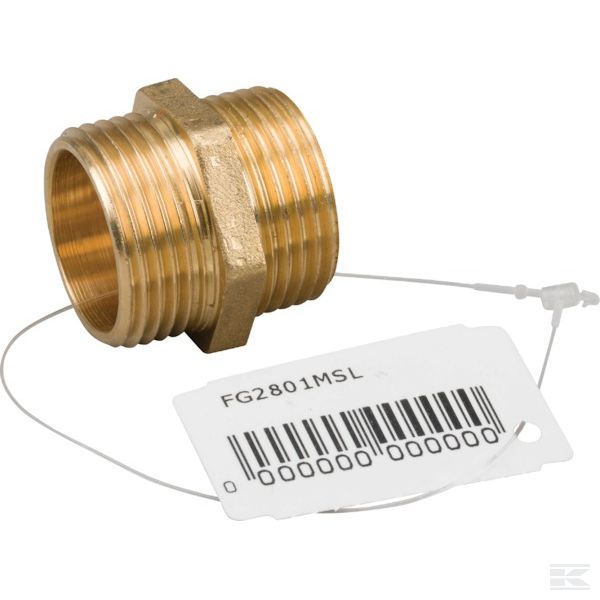 FG2801MSL Лат. муфта 2xНар.р. 1"