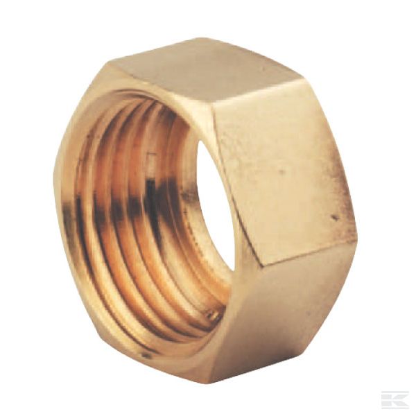 FG31312MS Накидная гайка, шестигранная MS 1/2"