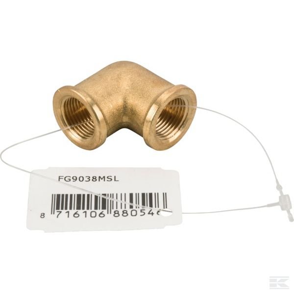 FG9038MSL Колено 90° 2xвнут.р. 3/8"