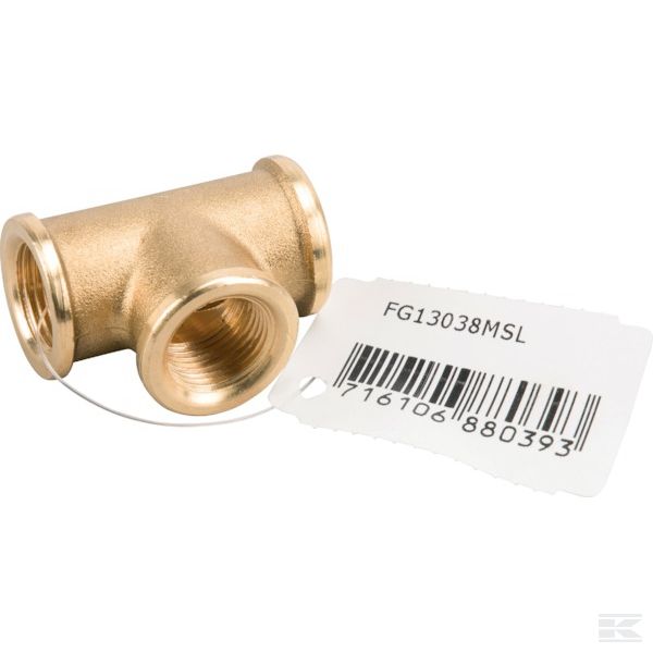 FG13038MSL Латунное Тройник 3xВнут.р. 3/8"