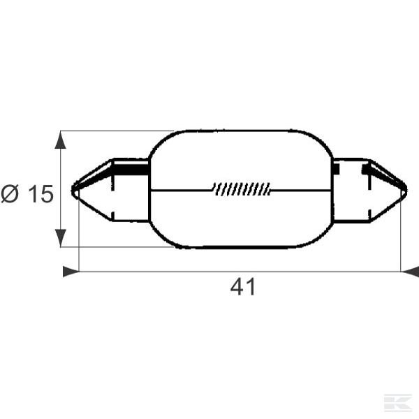 GL2424 Софит 24 В 18W SV8,5