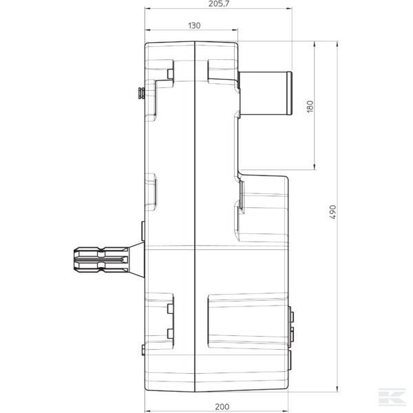 GBPN42857CCW2IVSP6 Редуктор Zuidberg