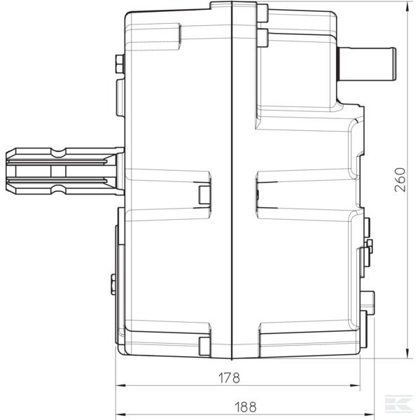 GBPK32151CW1IV246 Редуктор Zuidberg