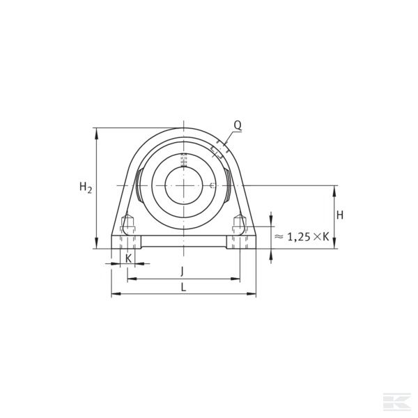 GGSHE04NFA1251 Корп. подшип., покр. Corrotect