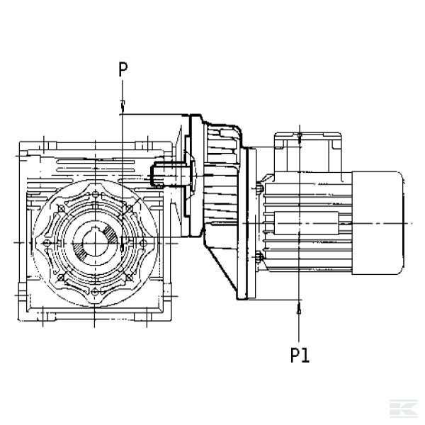 PC63B5 Редукторная приставка i=3 105/11