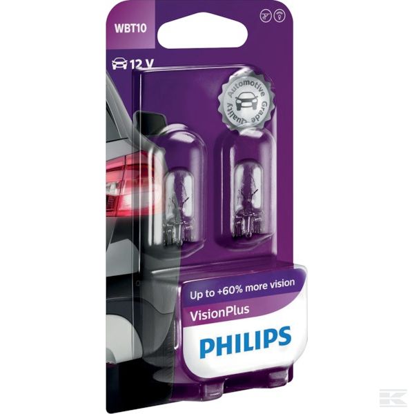 GL12040VPB2 +Bulb 12V 6W WBT10 W2.1x9.5d