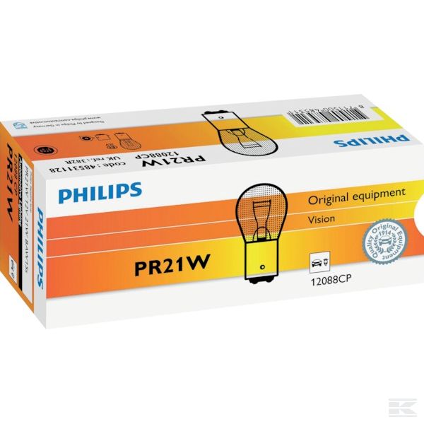 GL12088CP +Bulb 12V 21W  PR21W BAW15s