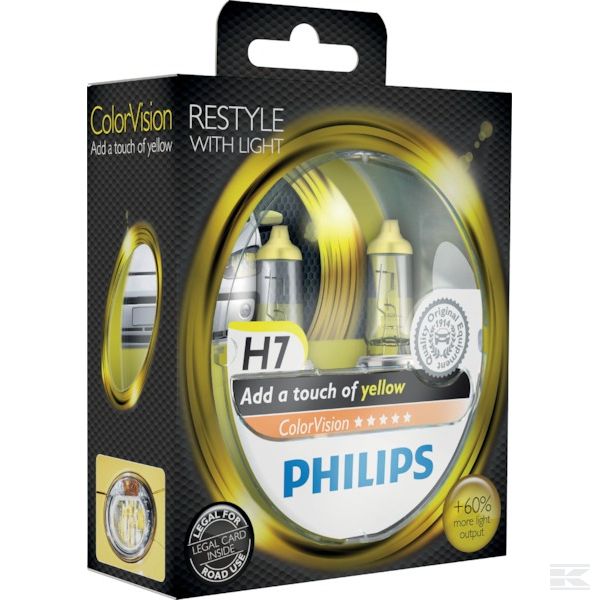 GL12972CVPYS2 H7 ColorVision жел. 12В