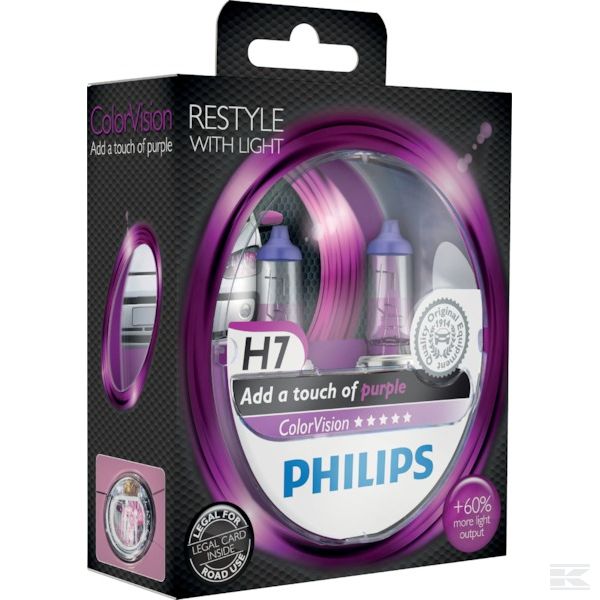 GL12972CVPPS2 H7 ColorVision фиол. 12В