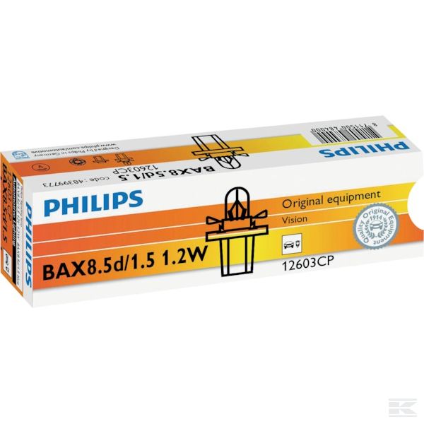 GL12603CP Bax 8,5d/1,5 синий