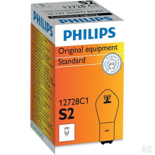 GL12728C1 +Bulb 12V 35/35 S2 BA20d