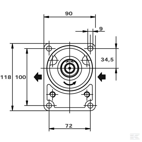 PLP2014D012B2 Насос шестеренчатый Polaris 20