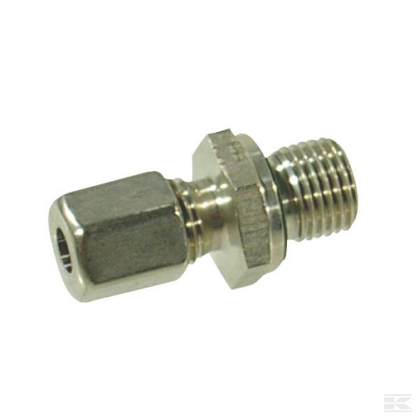 GEV6LR14WDRVS Винт.муф.с внеш.рез.6L R1/4V4A