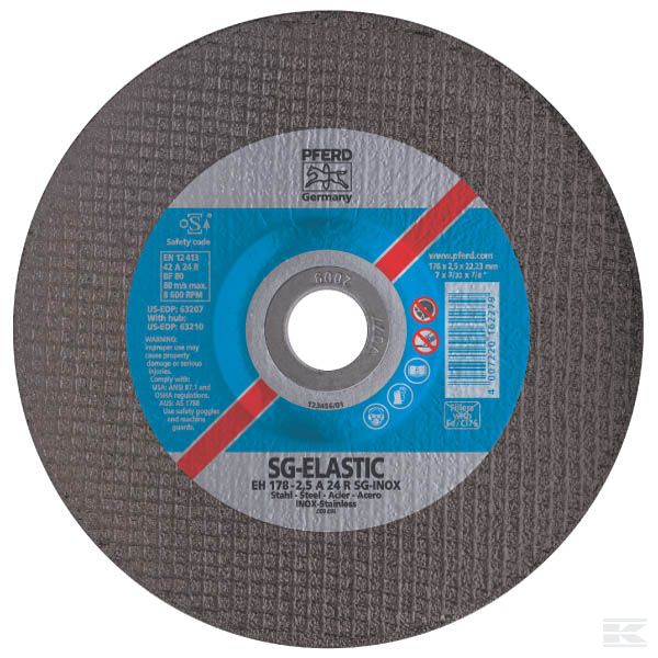 GD17816MPINOX Отрезной диск SG, 178x1,6, нерж.