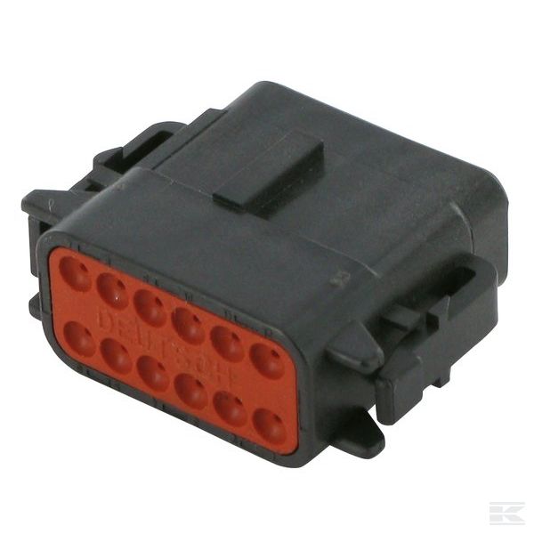 DSDTM0612SB Корпус штекерной колодки 12 P. Fem. DTM