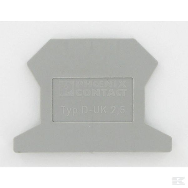 DUK25 Торцевая пластина