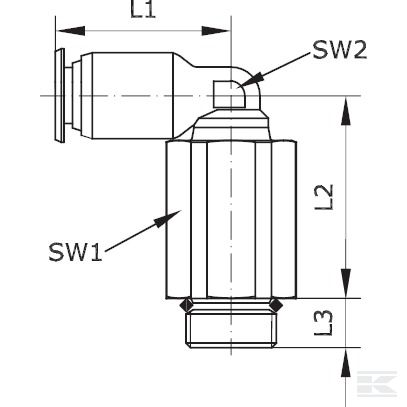 ECSSL1038B Углов.штек.резьб.соед. 10x3/8"