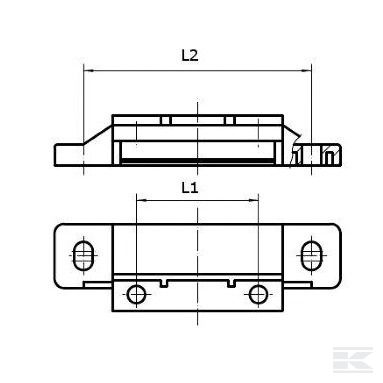 EM99006VLA3 Комплект напол. крепл. 90-L