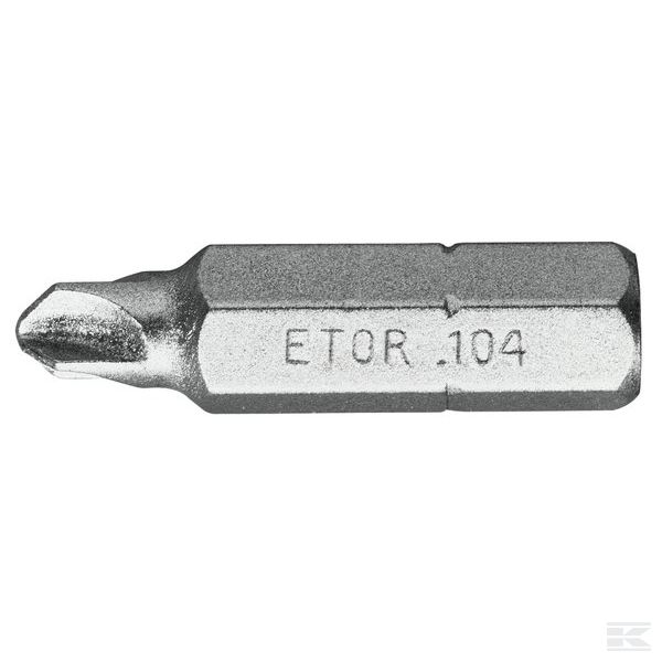 ETOR100 Бита 1/4"-25мм Torq наб. №0