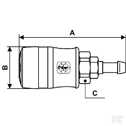 ERG071806 +Qk-rel cpl, swg clm 6 mm