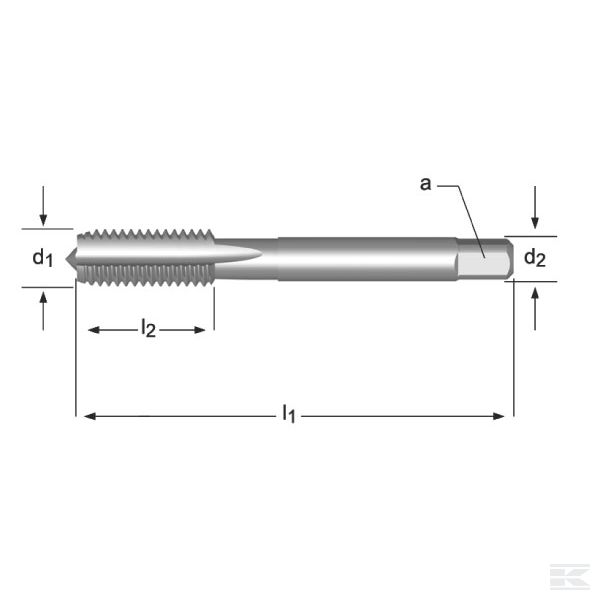 E100M10NO8 Комп.руч.метч.т.E100 HSCo M 10