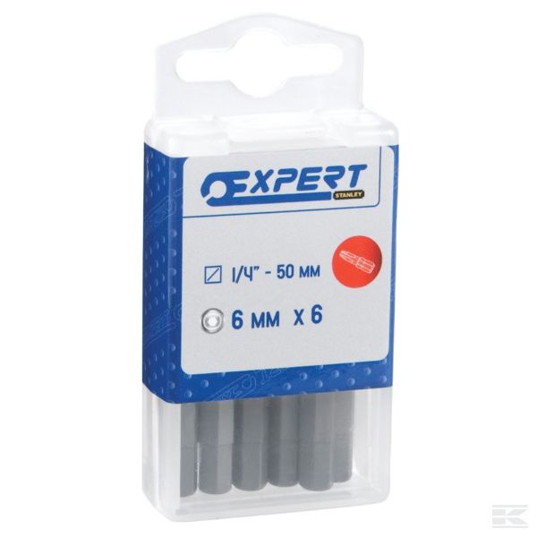 E113661 Биты 1/4", 50мм, 6гр., 5 мм x6